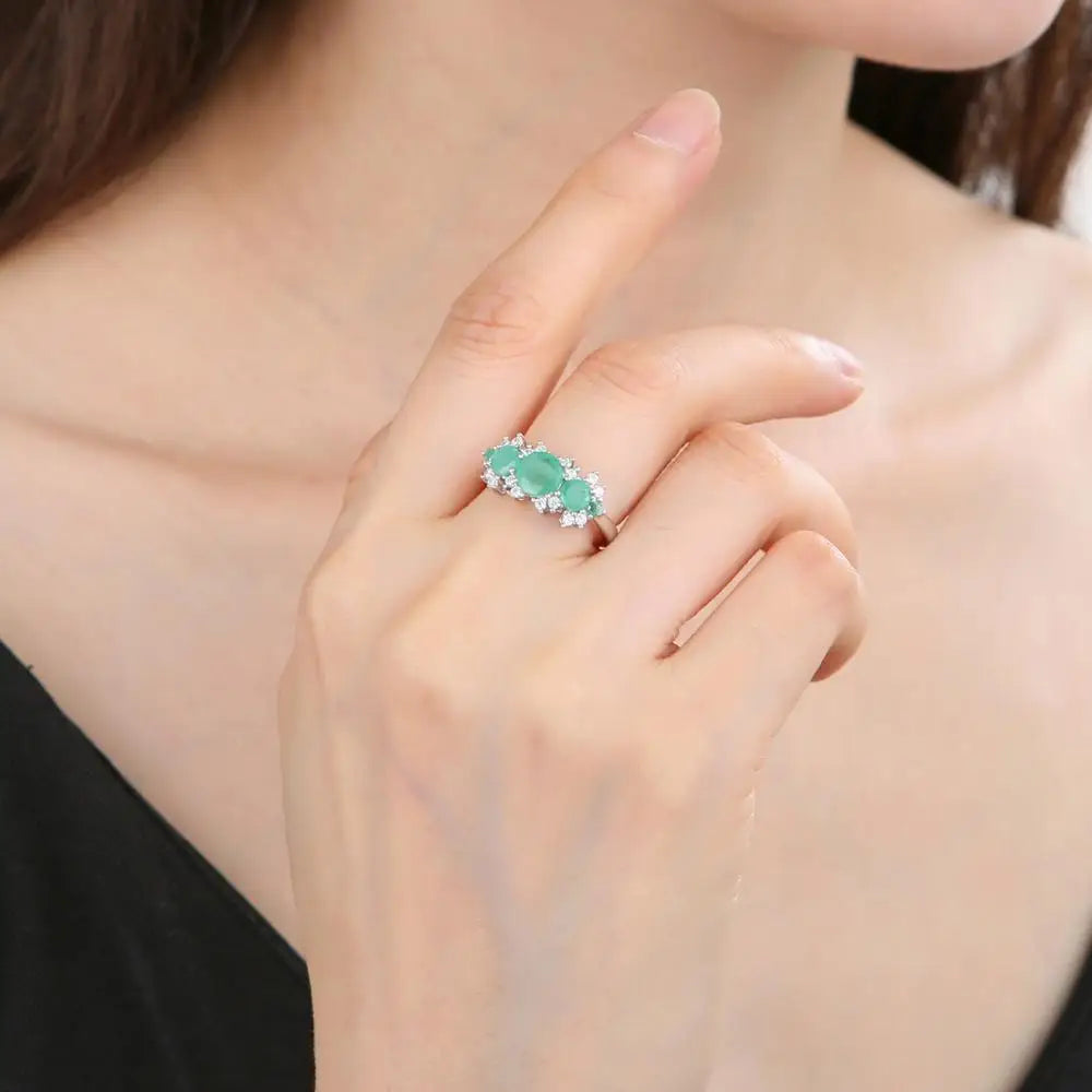 925 Sterling Silver Vintage Luxury Ring