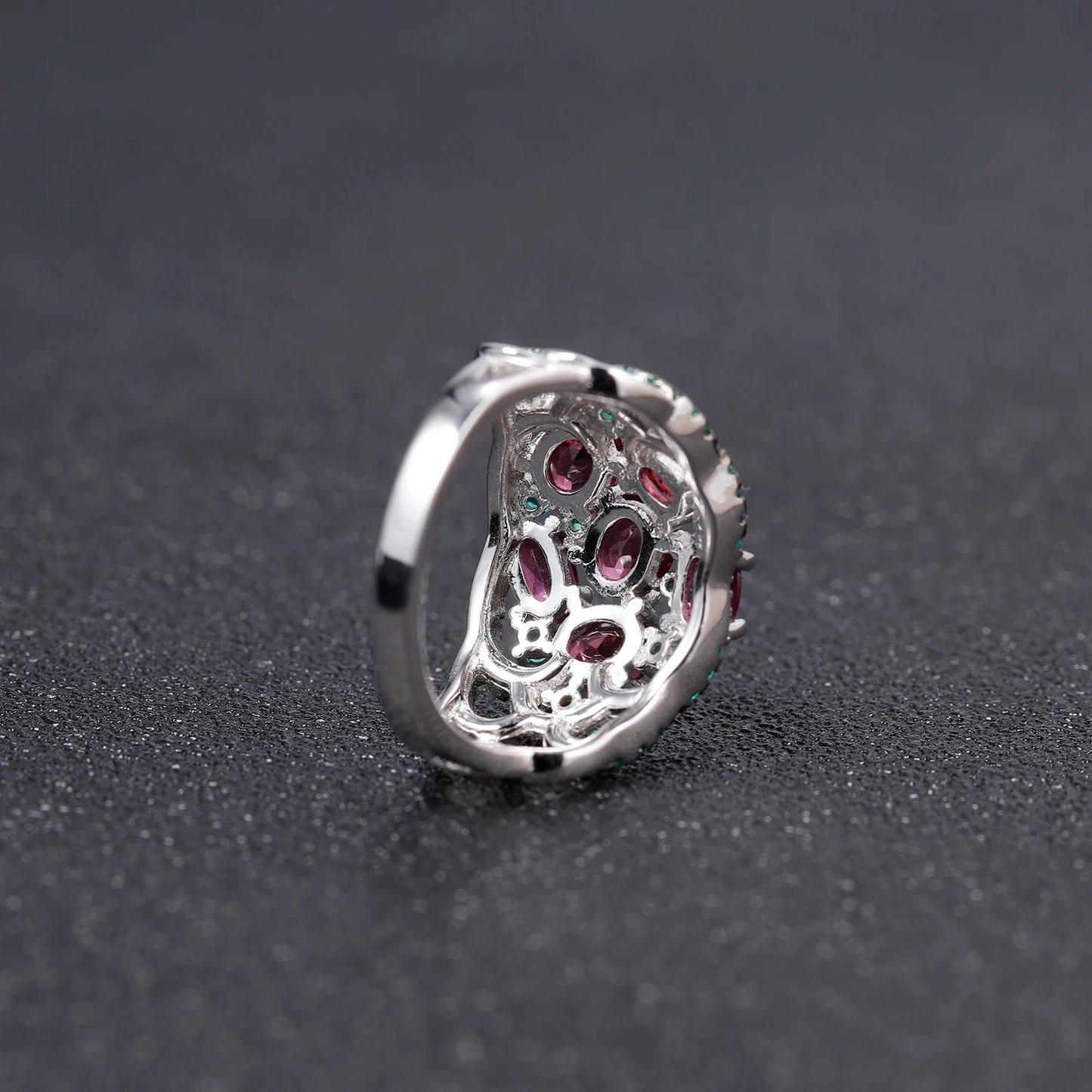 925 Sterling Silver Art Deco Ring