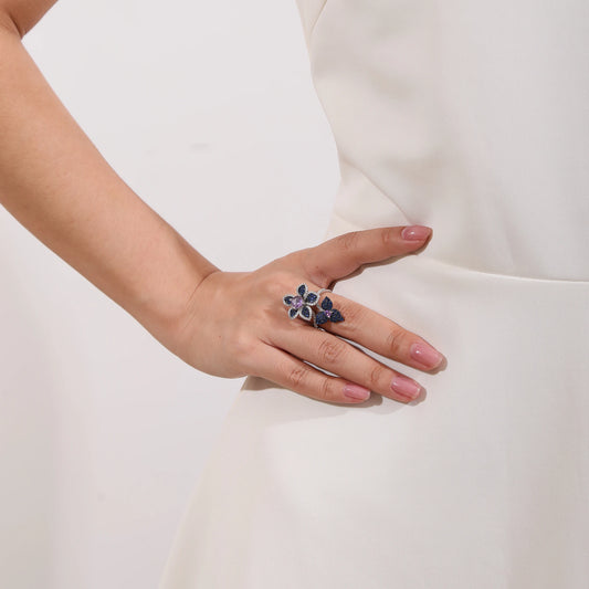 925 Sterling Silver Adjustable Open Ring