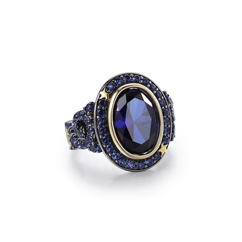 Blue Sapphire Vintage Ring