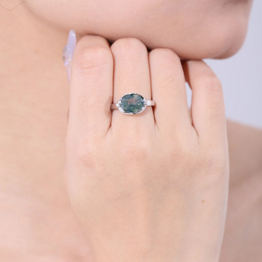 Birthstone Dainty Ring