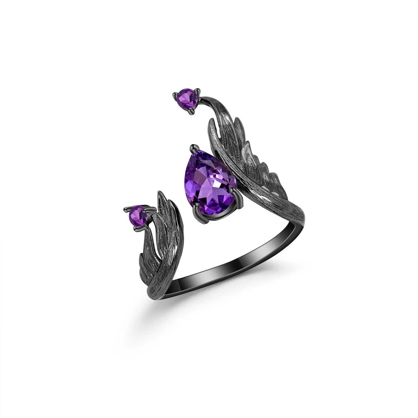 Natural Amethyst Gemstone Ring
