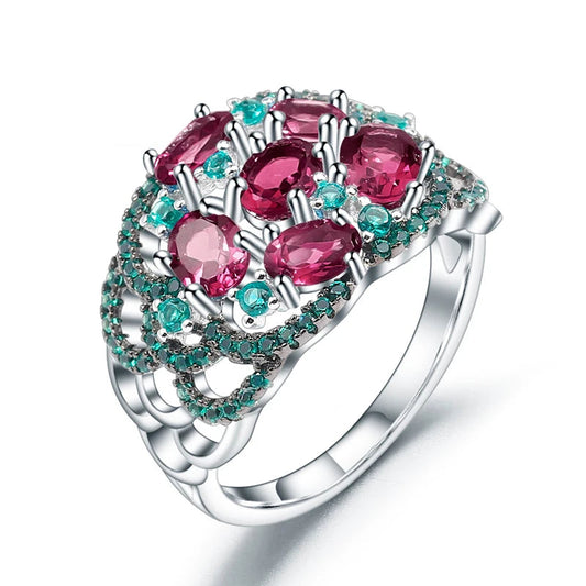 925 Sterling Silver Art Deco Ring