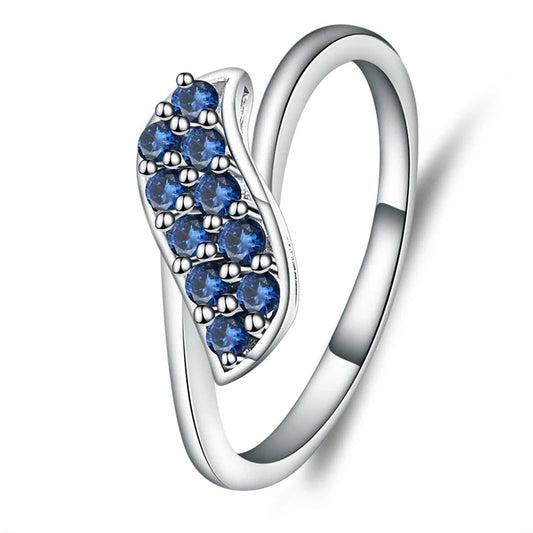 Natural Blue Sapphire Gemstone Ring
