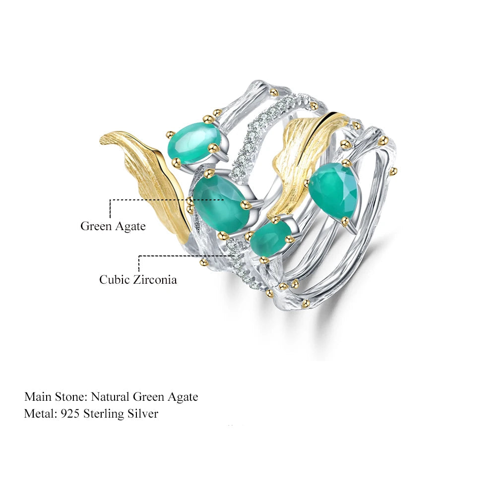 925 Sterli Silver Vintage Neo-Gothic Ring