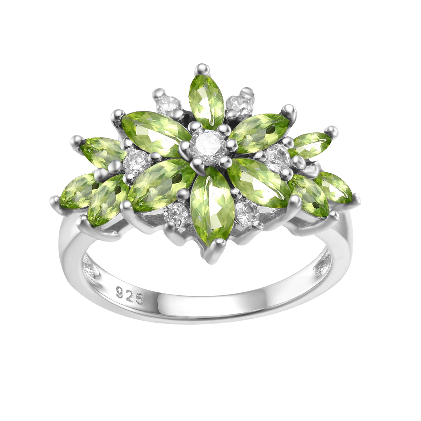 925 Sterling Silver Tourmaline Ring