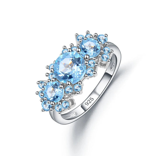 925 Sterling Silver Vintage Luxury Ring