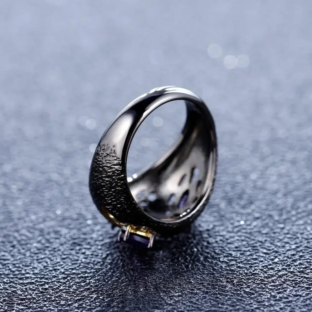 Amethyst Sterling Silver Ring