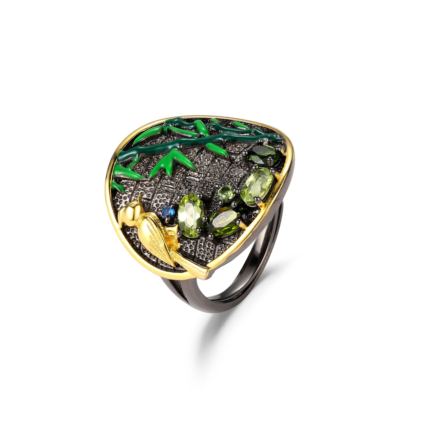 Natural Gemstones Ring