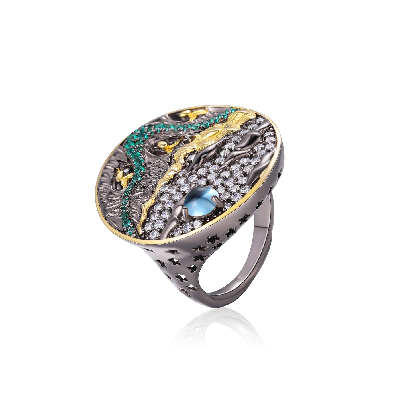 Natural Ethiopia Opal Ring