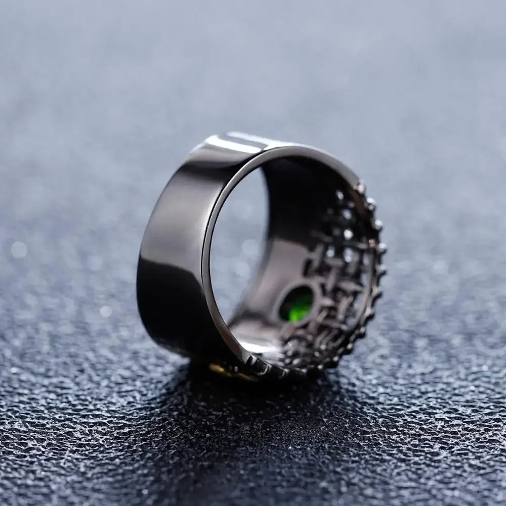 Gemstone Chrysanthemum Ring
