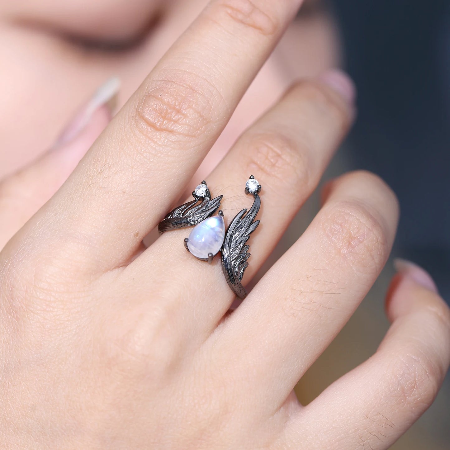 Natural Amethyst Gemstone Ring